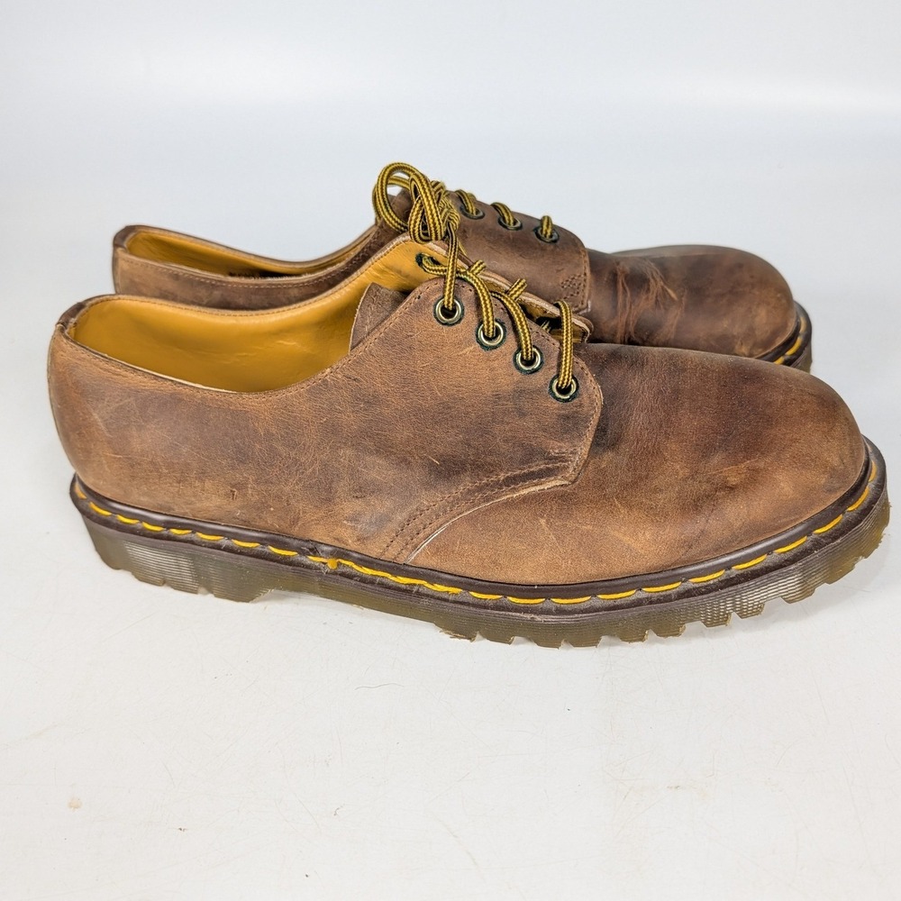 Dr. Martens Made in England 1561 Brown Leather Oxford Shoes Mens UK 11 US 12